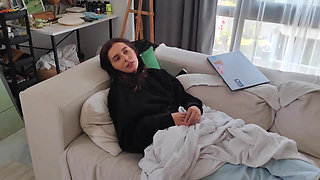 Her Stepfather Punished Her by Fucking Her in All Holes Because She Was Expelled From the University.