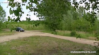 Lucy Finds a Good Spot to Play with Her Pussy