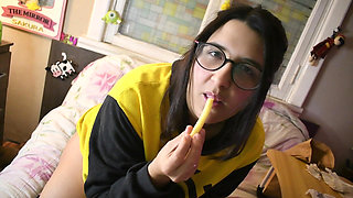 JOI Wanking at Me While Eating a Burger - Bunny Looner