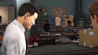 Sex game playthrough, nude game, gwen stacy spiderman