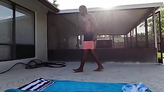 Two horny chicks get railed hard by two horny men in a messy outdoor compilation