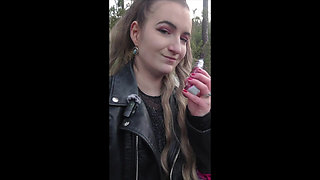 (97) Polish Smoking Fetish in Nylon