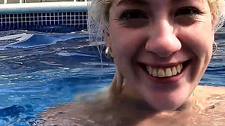 Hot Blonde Argentinian Gets Fucked by 2 Big Dick Spanish Bulls Hardcore