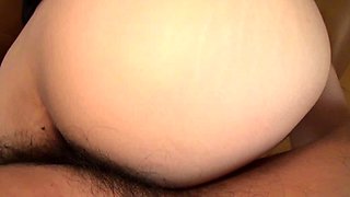 Extreme close up of Japanese teen masturbating