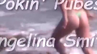 90s Hairy Beach Girl Frolicks and Fucks Messy!