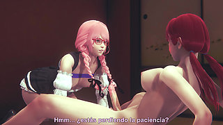 FUTANARI 3D SEX WITH MAID PINK HAIR
