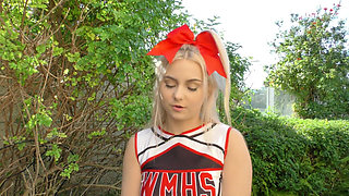 Intense Dirty Talking Sex with Flexible Cheerleader