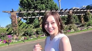 爽やか美形お姉さんとの甘いデートの後の夜はラブラブエッチ