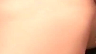 Flexible Blonde Babe Sucks Her Own Massive Cock in Garage