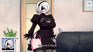 Epic anime gaming with Nier Automata's voluptuous booty