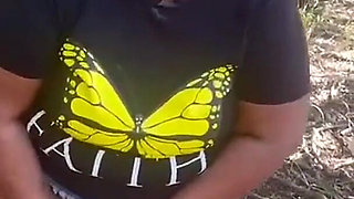 Fucking My Pussy Outdoors Moaning Squirting Orgasms