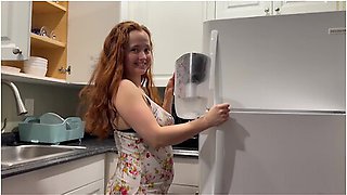 Red Eviee And Danny Dirt In Caught Jerking Off By Busty Redhead Stepmom Dirty Tale