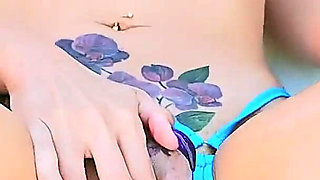 A Beautiful Girl on the Beach Seduces You in a Micro Bikini, Smears Her Body with Oil and Ice Cream and Fucks Anally