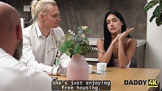 Son's Girlfriend Fucks His Father From Behind