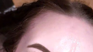Horny Girlfriend Wants his Cum on Her Face!