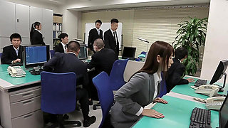 Insatiable Office MILF Drains Every Cock Offered