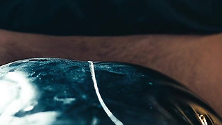 First He Fucks Me with a Dildo, Then He Penetrates Me with His Cock and Cums Profusely on My Suit