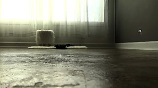 Teen Girl Solo Masturbation and Striptease 24