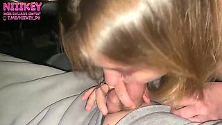Hot Tinder Date Turns Wild - Teen Lets Me Creampie Her Tight Pussy in Car!