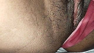 I enjoyed fingering the bed
