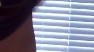 Curly Ebony Amateur Worships Cock Until Covered
