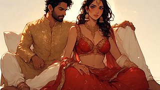 18-year-old anime girl gets down with her older aunty in a wild cartoon fantasy