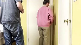 Paddling a freshly spanked bottom