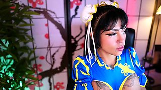 Hottest brunette solo webcam masturbation 2