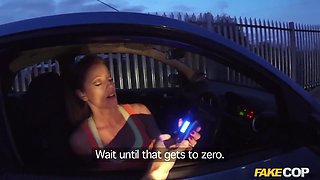 Fake Cop - Hot Gym MILF Pulled Over and Fucked