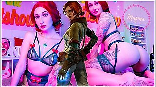 Triss Merigold Erotic Strip Tease