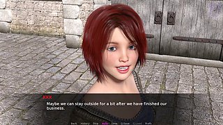 Youthful mom with a big booty in an animated fantasy adventure