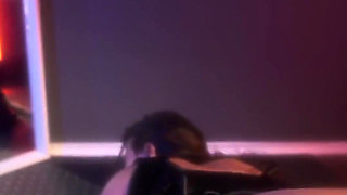 Masturbating with Fucking Machine and Watching Myself in the Mirror