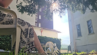 Hot Sun in the Garden Minimal Bikini, Camouflage Sandals and the Desire to Be Looked at