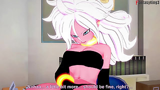 Android 21 Masturbates in the Library so I Help Her - Dragon Ball Zex Series