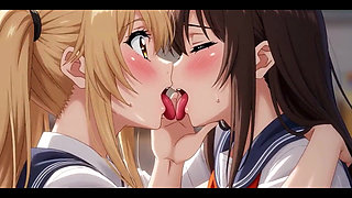 Naughty College Lesbians: Plaid Skirts, Tit Play & Classroom Pussy Licking Ai Generated
