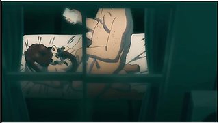 Cutie With Small Breasts Loves Tongue Kissing Hentai