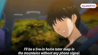 Tender maid guides shy virgin boy into a steamy bath of pleasure ⋄ Hentai Porn