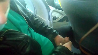 PUBLIC BUS BLOWJOB AND FLASHING TITS AND BIG ASS