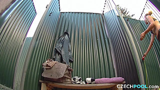 Czech Pool 2: Smoothly Shaved Blonde