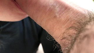 A Beautiful Teacher Shows the Students What a Blow Job Is and Gets Cum in Her Mouth. Close-up.