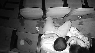 Horny College Lovers Romance In Theatre