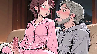 Stepdaddy treats me so well when Mom isn't home (AI-generated).