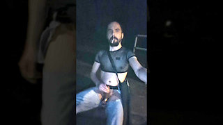 He Walks Alone at Night - but He Knows Somebody's Watching