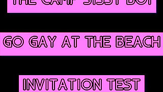 AUDIO ONLY - The Camp Sissy Boi invitation test let me know if you complete it