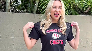 Super Bowl Pee!! Who Are You Rooting for?? I Am in My Own Private Yard, No One Can See Me