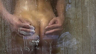 Morning Passionate Sex in the Shower From a Real Couple in Love