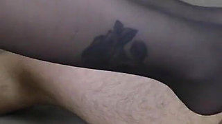 Footjob and Thighjob Stockings