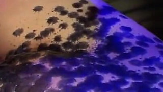 Humiliating chaining wax play