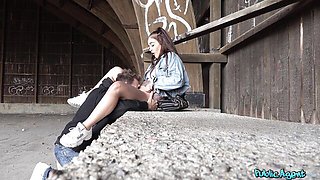 Public Agent - brunette dirt