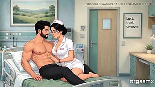 Desi Hot Doctor Bhabi Gives Special Treatment - Indian MILF Doctor Fantasy